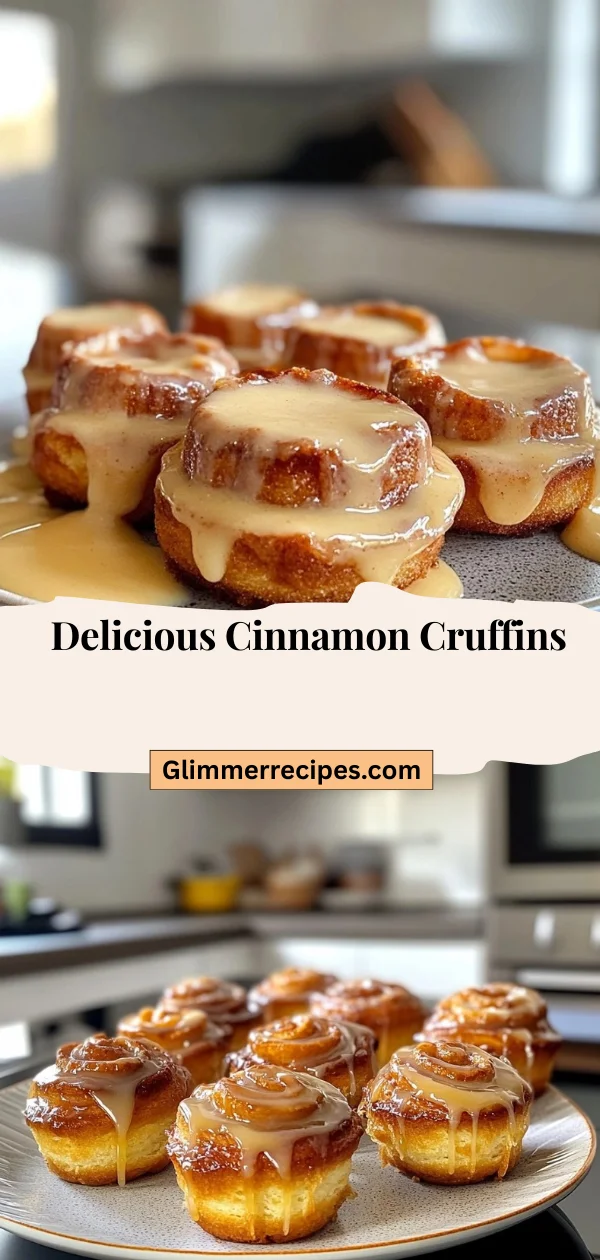 Delicious Cinnamon Cruffins