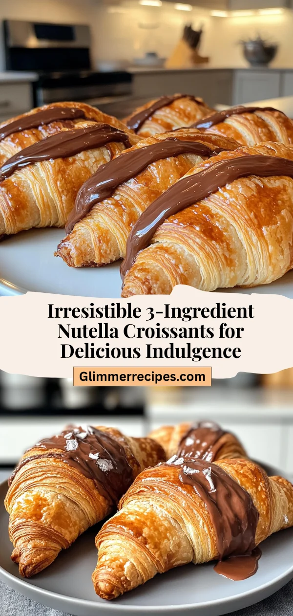Irresistible 3-Ingredient Nutella Croissants for Delicious Indulgence