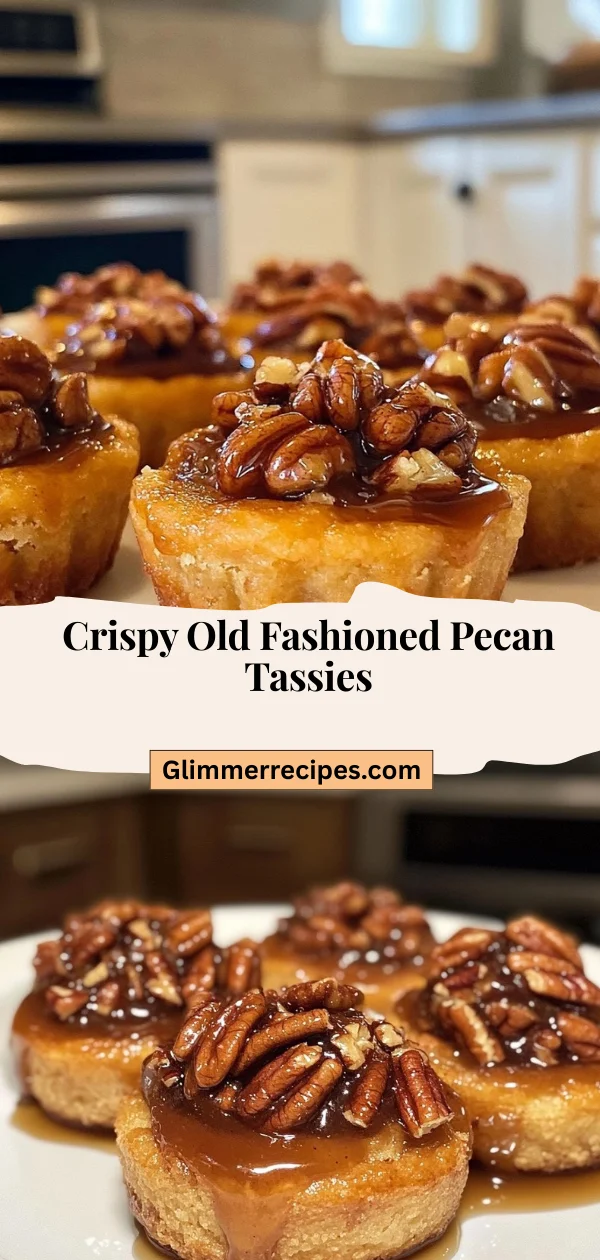 Crispy Old Fashioned Pecan Tassies