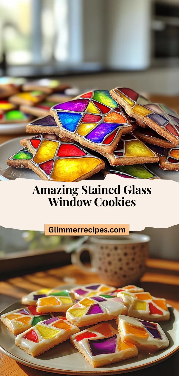 Amazing Stained Glass Window Cookies