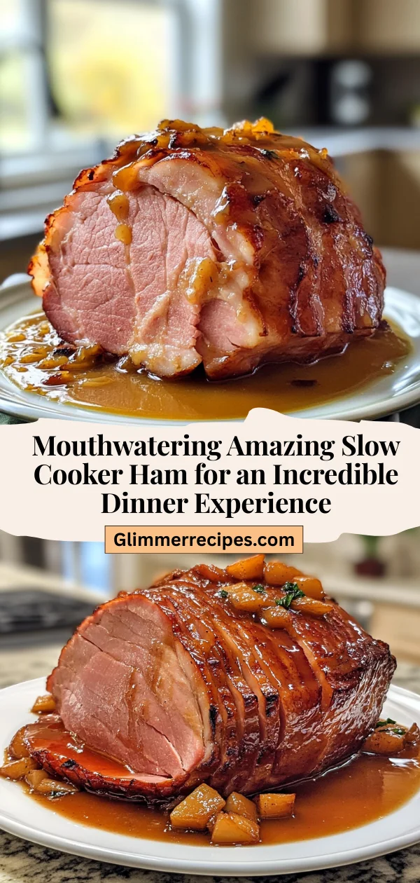 Mouthwatering Amazing Slow Cooker Ham for an Incredible Dinner Experience