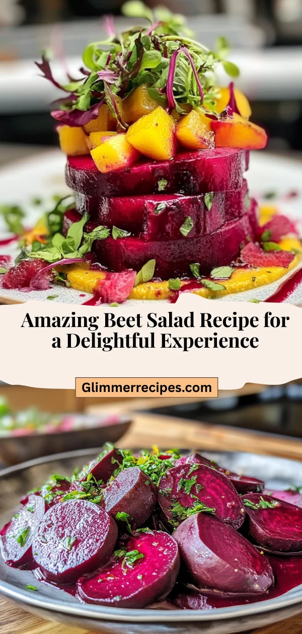 Amazing Beet Salad Recipe for a Delightful Experience
