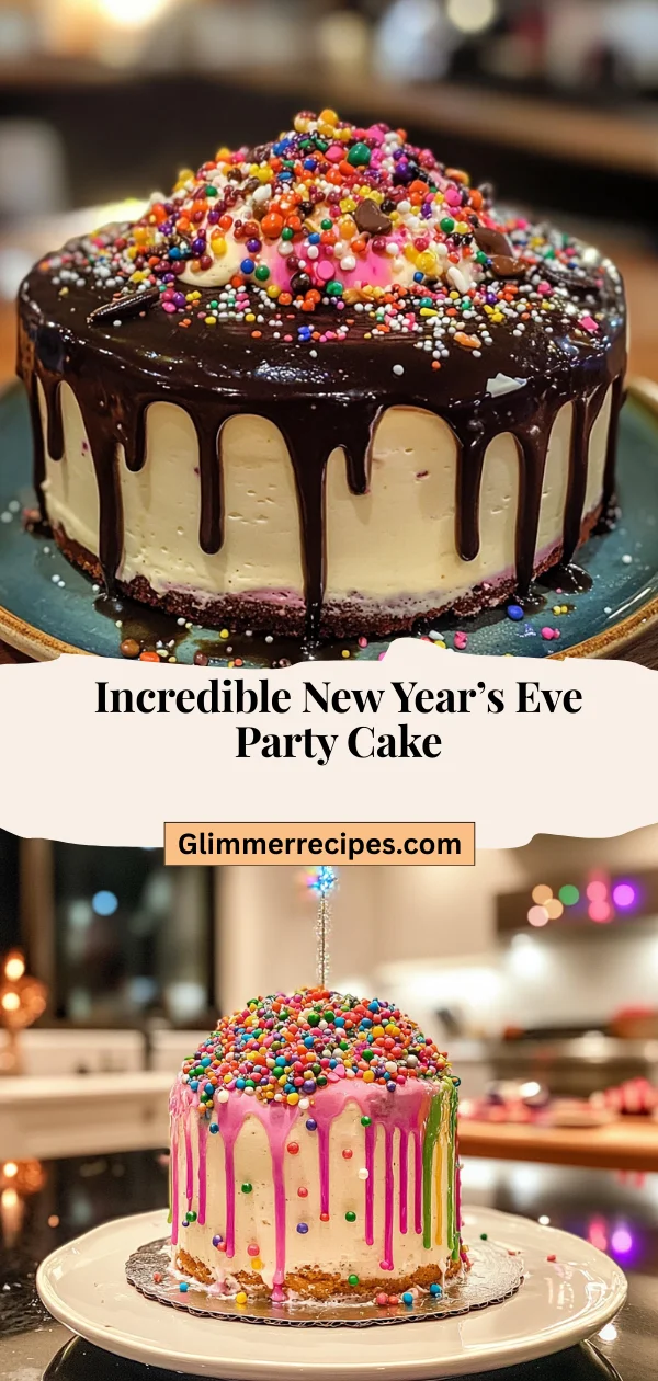 Incredible New Year’s Eve Party Cake