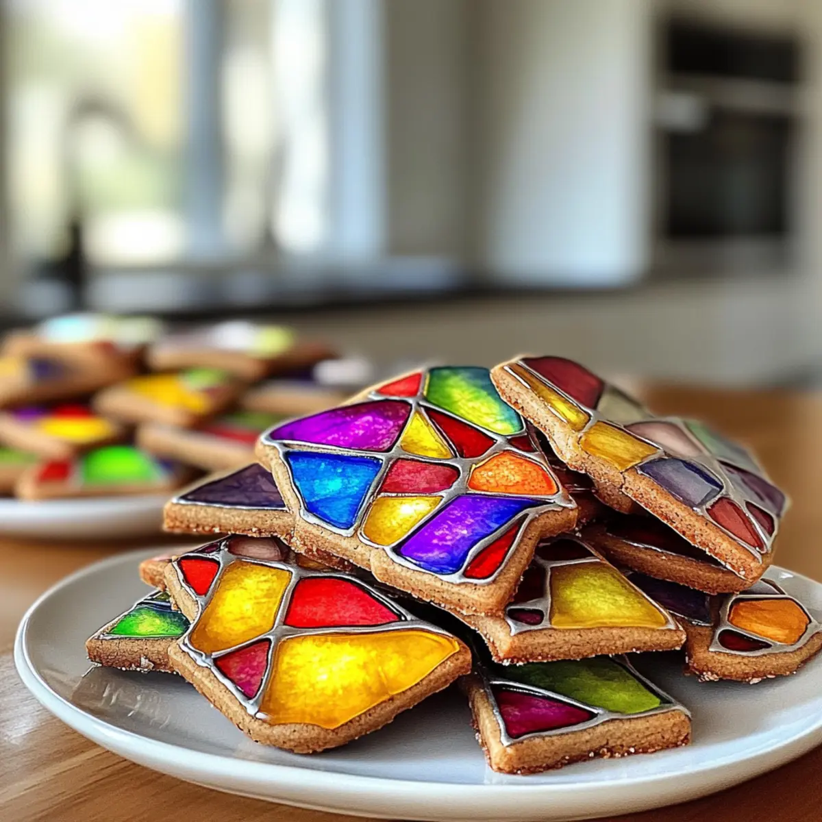 Amazing Stained Glass Window Cookies