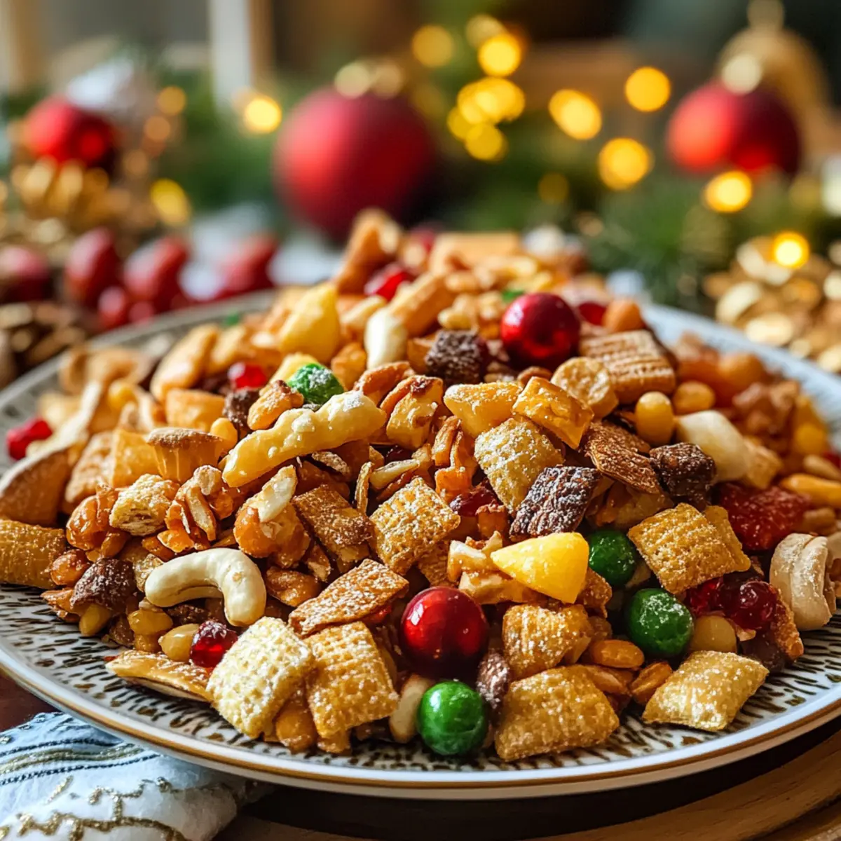 Delicious Amazing Christmas Snack Mix for an Incredible Holiday Treat